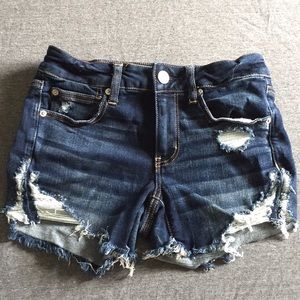 ae next level denim midi short